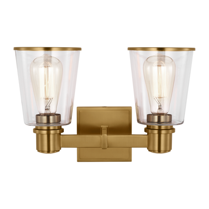 Visual Comfort Studio Chapman & Myers Alessa 2 - Light Vanity in Burnished Brass CV1032BBS