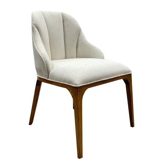 Currey & Co. Upholstered Inga Dining Chair, Adena Parchment 7000-0762