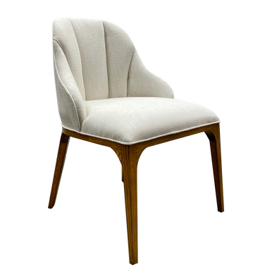 Currey & Co. Upholstered Inga Dining Chair, Adena Parchment 7000-0762