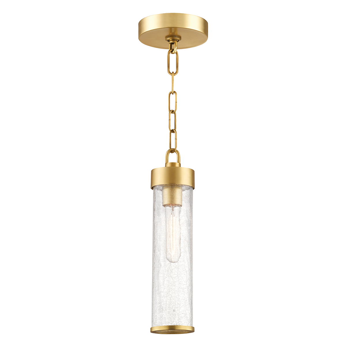 Hudson Valley Lighting Soriano Pendant in Aged Brass 1700-AGB