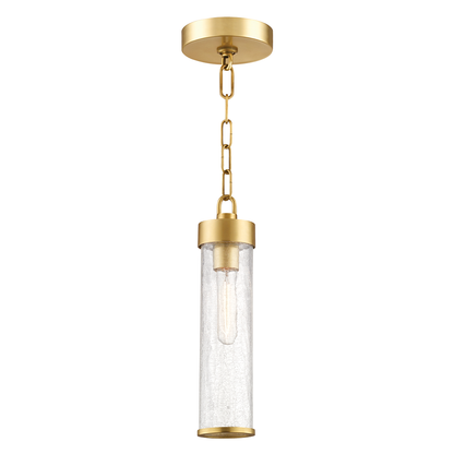 Hudson Valley Lighting Soriano Pendant in Aged Brass 1700-AGB