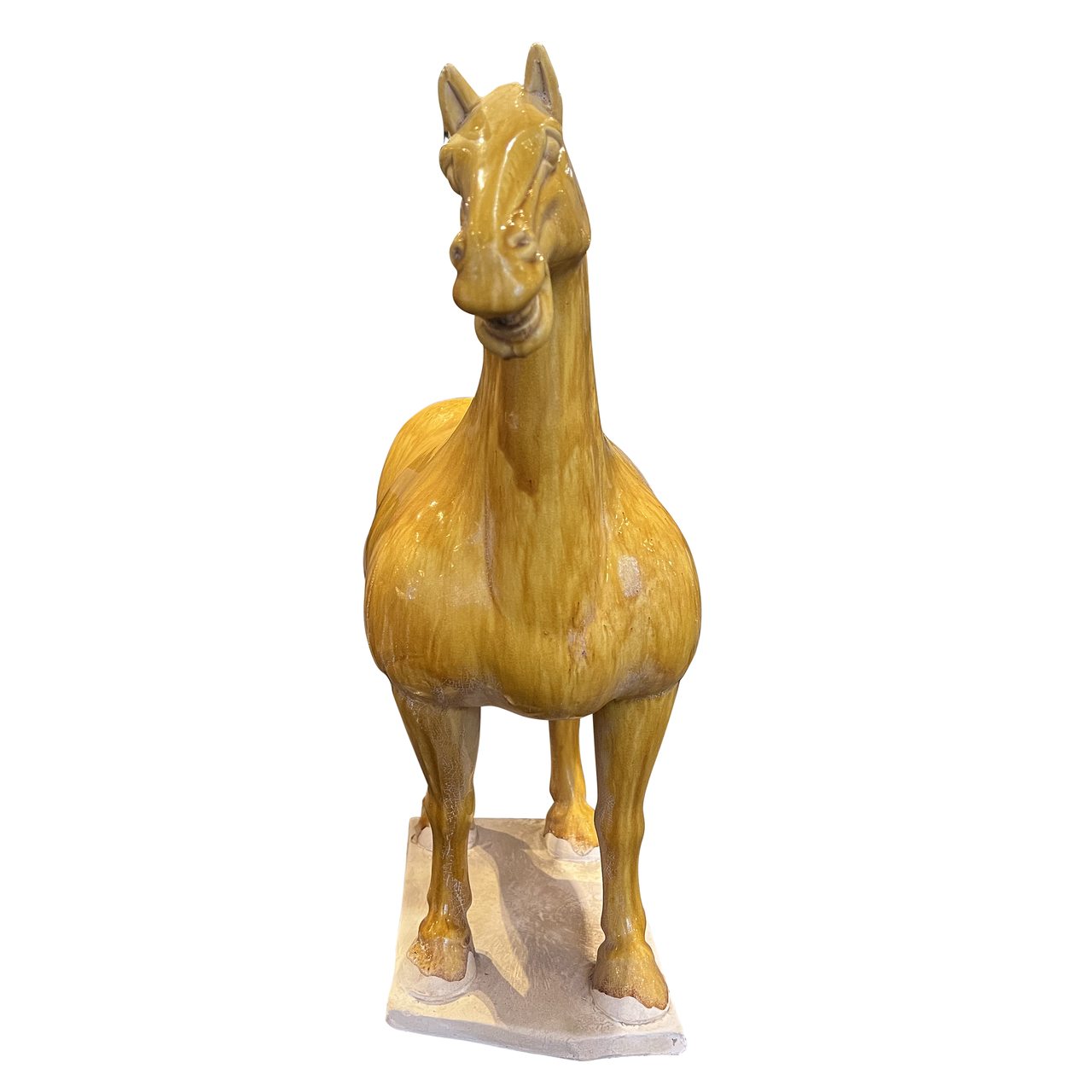 Currey & Co. Tang Dynasty Large Persimmon Horse 1200-0779