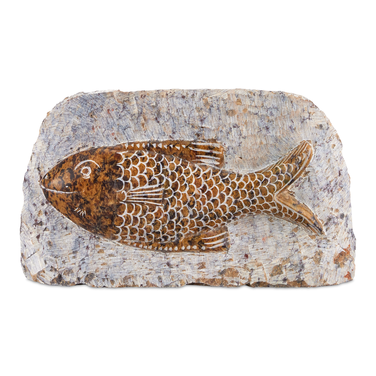 Currey & Co. 5" Marble Fish 1200-0850