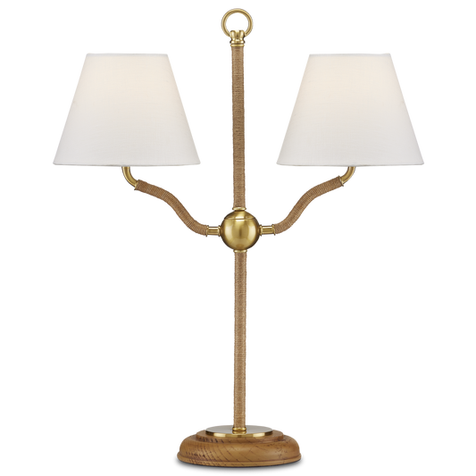 Currey & Co. 22.25" Sirocco 2-Light Desk Lamp 6000-0873