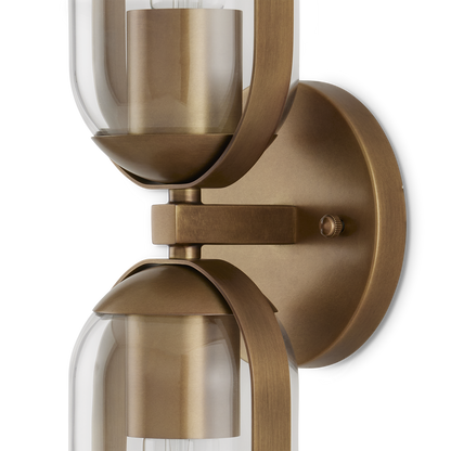 Currey & Co. Bonardi Brass Wall Sconce 5800-0027