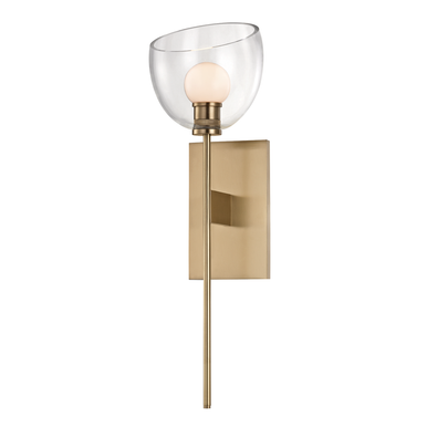 Hudson Valley Lighting Davis Wall Sconce in Aged Brass 2800-AGB