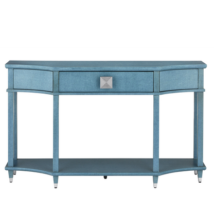 Currey & Co. Maya Blue Console Table 3000-0283