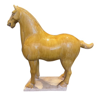 Currey & Co. Tang Dynasty Medium Persimmon Horse 1200-0780