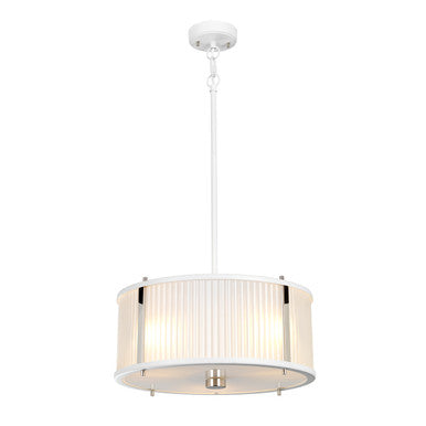 Lucas McKearn Corona 3 Light Pendant in White