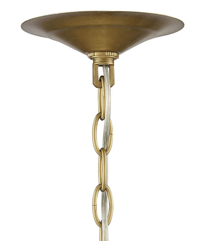 Lumanity Lighting Clarion 5-Light Statement Modern Chandelier in Brass   9000-2009