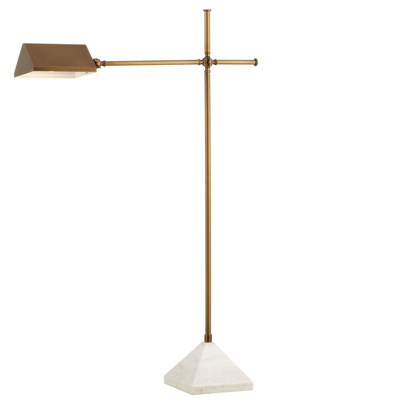 Currey & Co. Repertoire Brass Floor Lamp 8000-0134