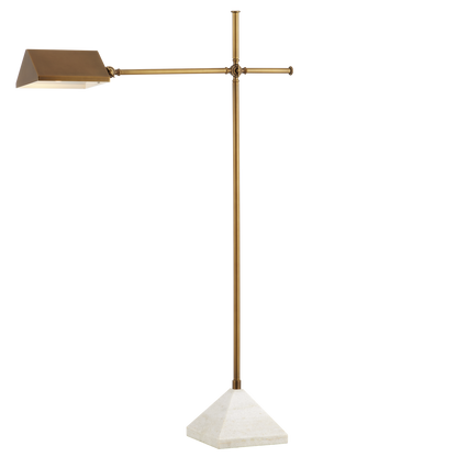 Currey & Co. Repertoire Brass Floor Lamp 8000-0134