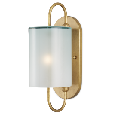 Currey & Co. Glacier Brass Wall Sconce 5800-0024