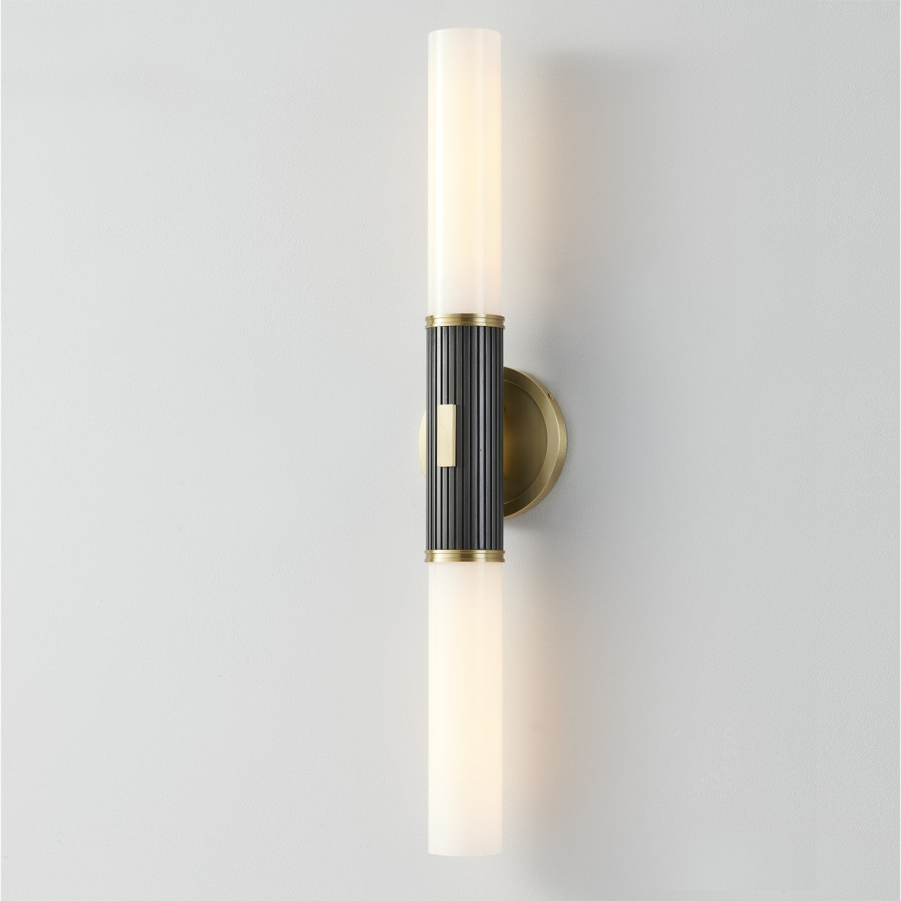 Hudson Valley Lighting Crewe Wall Sconce in Polished Nickel 3626-PN/BBR