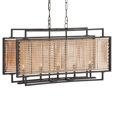 Currey & Co. Boswell Rectangular Chandelier 9000-1164