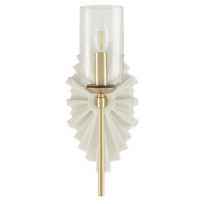 Currey & Co. Benthos White Wall Sconce 5800-0026