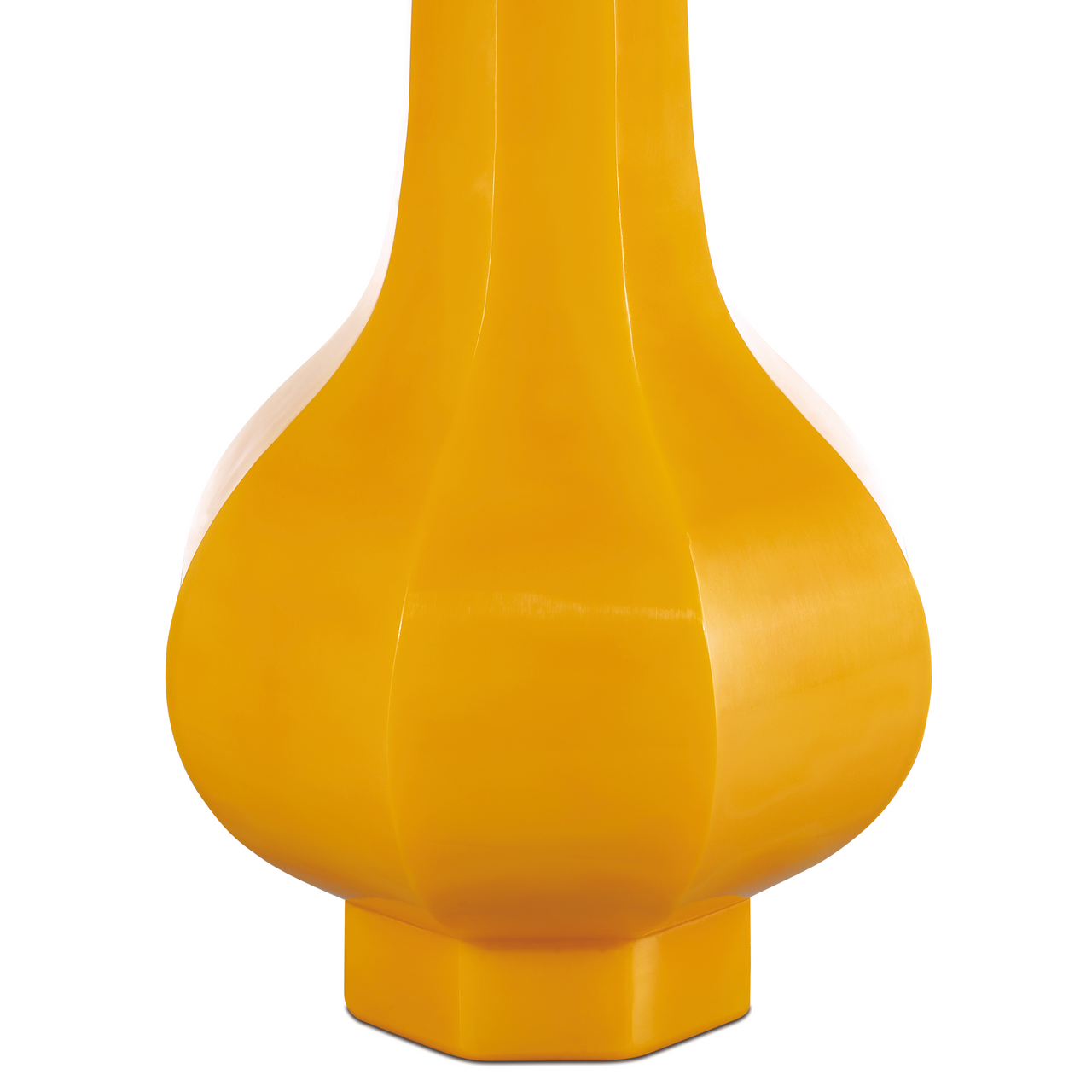 Currey & Co. Imperial Yellow Peking Stem Vase 1200-0681