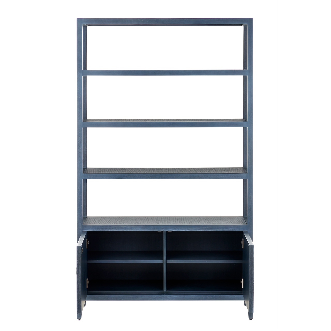 Currey & Co. Santos Vintage Navy Storage Etagere 3000-0265