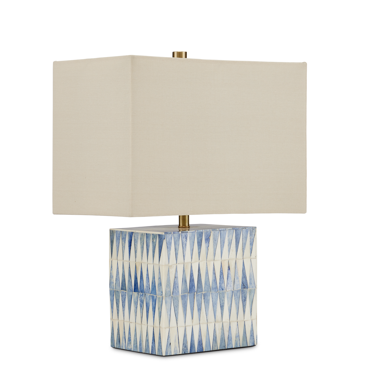 Currey & Co. Nadene Blue & White Table Lamp 6000-0887