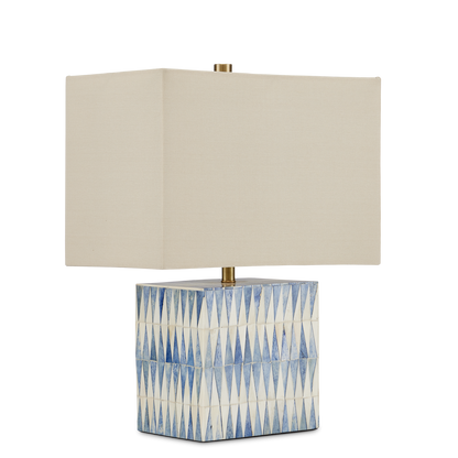 Currey & Co. Nadene Blue & White Table Lamp 6000-0887