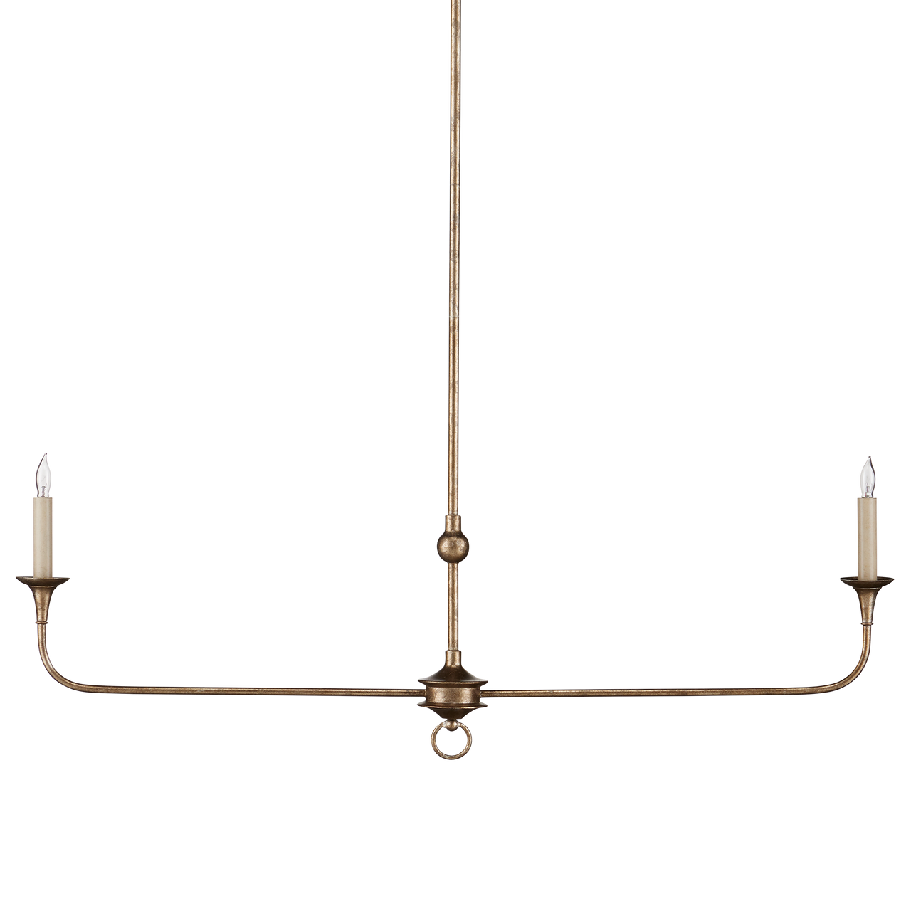 Currey & Co. Nottaway Bronze Linear Chandelier 9000-1128