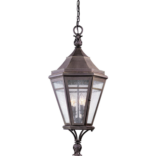 Troy Lighting 4 Light Morgan Hill Lantern in Natural Rust F1277NR