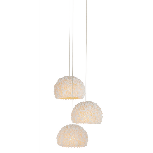 Currey & Co. Virtu 3-Light Round Multi-Drop 9000-1178