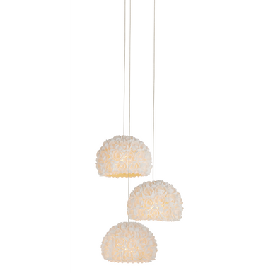 Currey & Co. Virtu 3-Light Round Multi-Drop Pendant 9000-1178