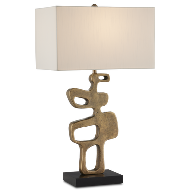 Currey & Co. Mithra Brass Table Lamp 6000-0884