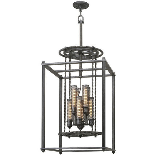 Troy Lighting 8 Light Atlas Lantern in Aged Pewter F3838