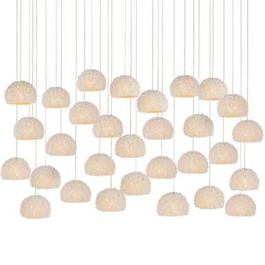 Currey & Co. Virtu 30-Light Linear Multi-Drop Pendant 9000-1182