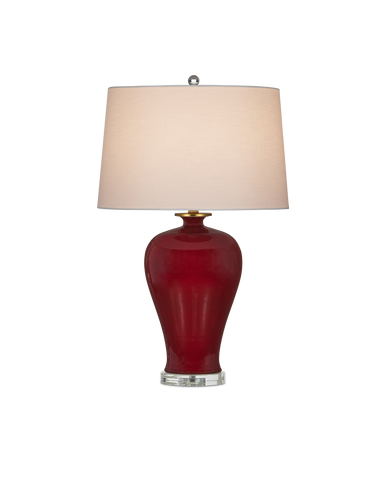 Currey & Co. Imperial Red Table Lamp 6000-0932