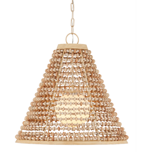 Currey & Co. Pendulum 25.5" Beaded 1-Light Pendant 9000-1166