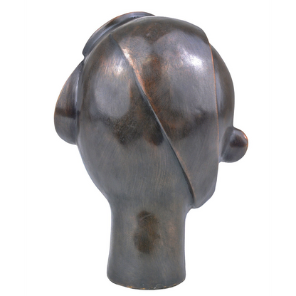 Currey & Co. Cubist Head Bronze 1200-0720