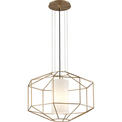 Troy Lighting 1 Light Silhouette Chandelier in Gold Leaf F5216