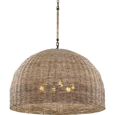 Troy Lighting 6 Light Huxley Chandelier in Textured Bronze F6906-TBZ