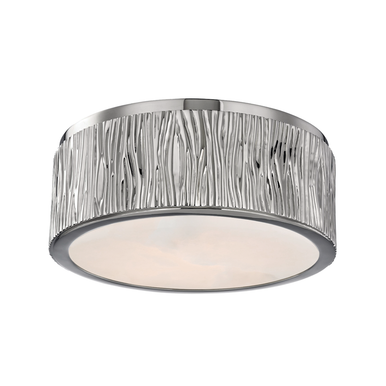 Hudson Valley Lighting Crispin Flush Mount in Polished Nickel 6209-PN