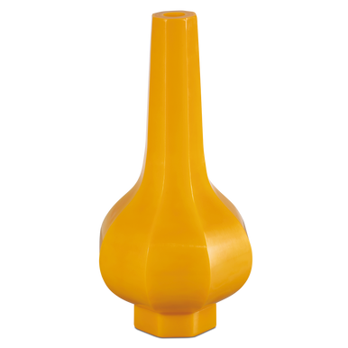 Currey & Co. Imperial Yellow Peking Stem Vase 1200-0681