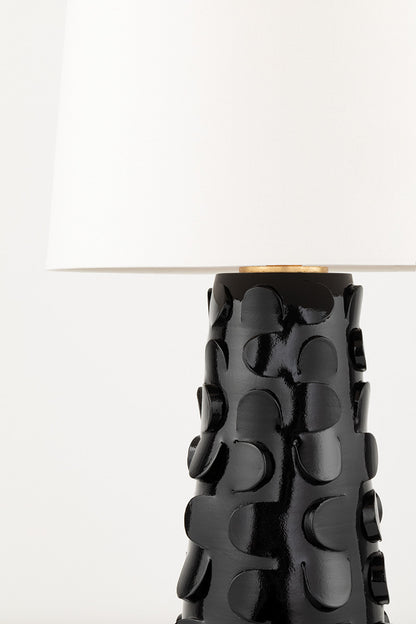 Mitzi 1 Light Table Lamp in Black Lustro/Gold Leaf Combo HL335201-BLK/GL