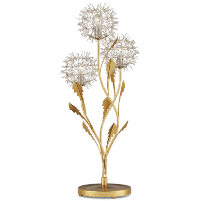 Currey & Co. Dandelion Silver & Gold Table Lamp 6000-0895