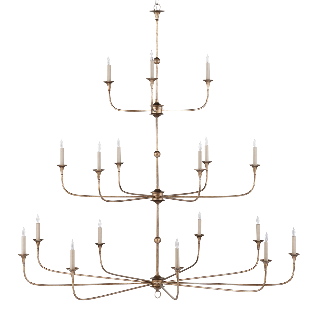 Currey & Co. Nottaway Bronze Grande Chandelier 9000-1130