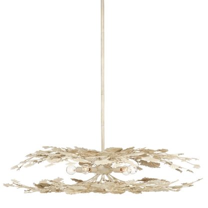 Currey & Co. Maidenhair Cream Semi-Flush Mount 9000-1108