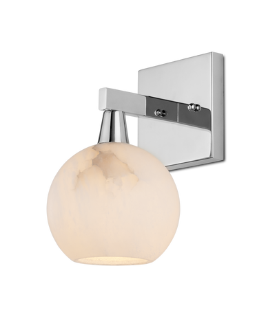 Currey & Co. Bombelles Nickel Bath Wall Sconce 5800-0040