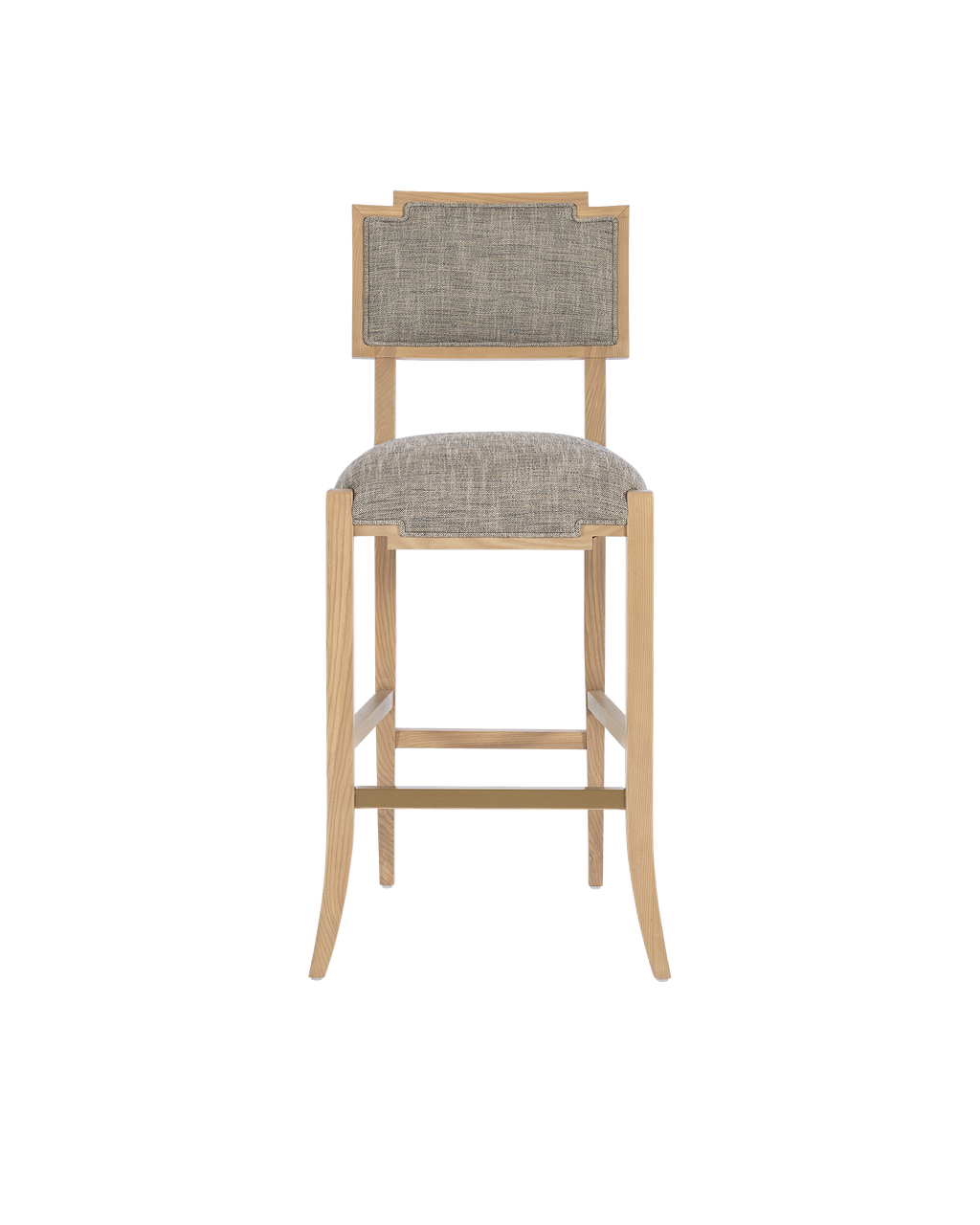 Currey & Co. Melanie Blonde Bar Stool, Liller Tortoise 7000-1012