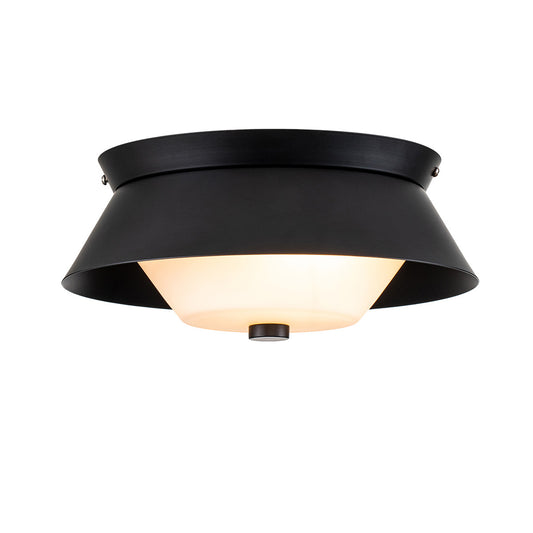 Lucas McKearn Bowtie Flush Mount in Matte Black