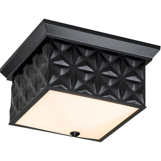 Lucas McKearn Alpha Square Flush Mount in Black