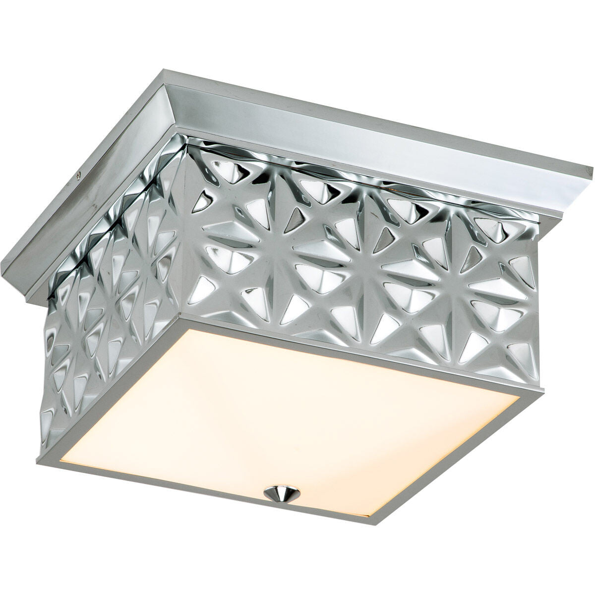 Lucas McKearn Alpha Square Flush Mount in Chrome