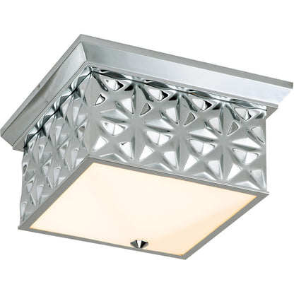 Lucas McKearn Alpha Square Flush Mount in Chrome