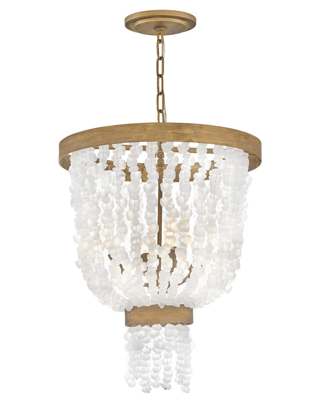 Hinkley Lighting Dune Medium Pendant in Burnished Gold FR30204BNG