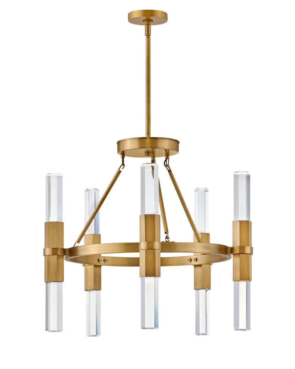 Fredrick Ramond Lighting Cecily Medium Single Tier Heritage Brass FR30604HBR